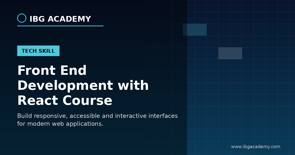 Front End Development with React Course