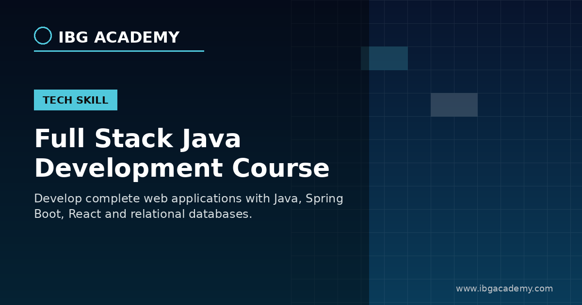 Full Stack Java Development Course