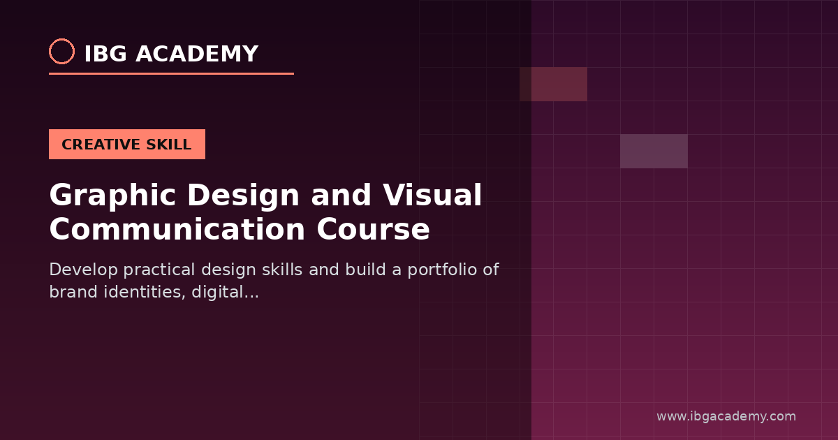 Graphic Design and Visual Communication Course