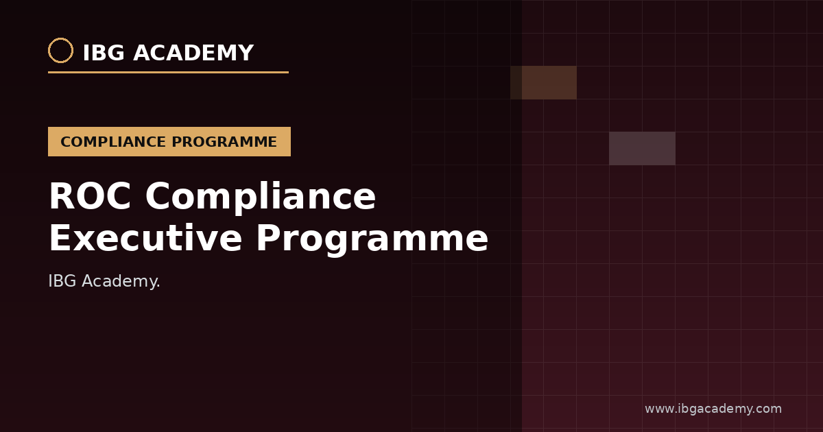 ROC Compliance Executive Programme